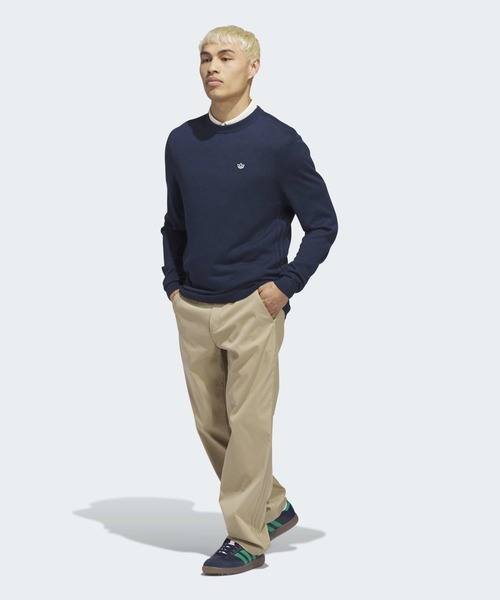 adidas(アディダス)の「オリジナルス カシミヤ ブレンド セーター【adidas Golf/アディダスゴルフ】(ニット/セーター・メンズ・イエロー/ピンク/ブルー・XX-LARGE/X-LARGE/LARGE/MEDIUM/SMALL/3XL)」の17枚目の写真