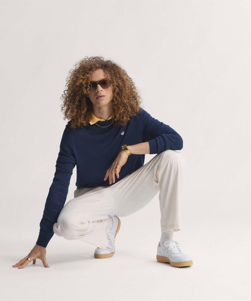 adidas(アディダス)の「オリジナルス カシミヤ ブレンド セーター【adidas Golf/アディダスゴルフ】(ニット/セーター・メンズ・イエロー/ピンク/ブルー・XX-LARGE/X-LARGE/LARGE/MEDIUM/SMALL/3XL)」の9枚目の写真