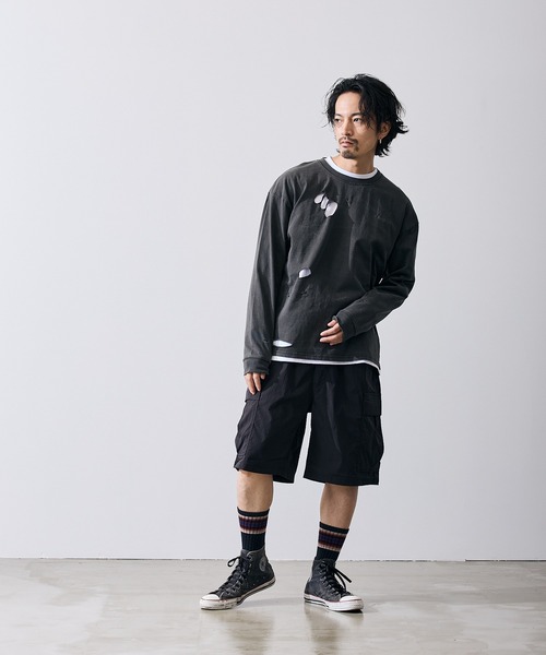 improves(インプローブス)の「フィーチャーロゴ 長袖 グランジ Tシャツ(Tシャツ/カットソー・メンズ・ブラウン/ブラック・X-LARGE/LARGE/MEDIUM/SMALL)」の18枚目の写真
