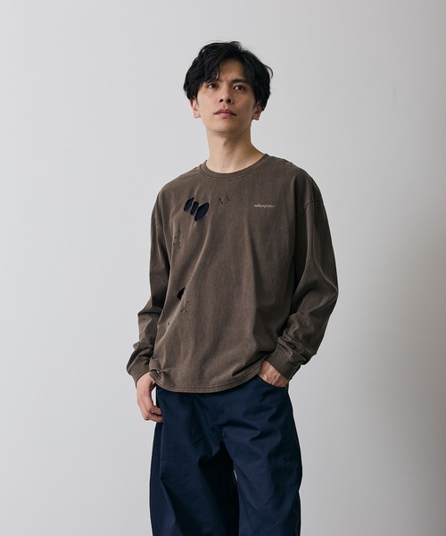 improves(インプローブス)の「フィーチャーロゴ 長袖 グランジ Tシャツ(Tシャツ/カットソー・メンズ・ブラウン/ブラック・X-LARGE/LARGE/MEDIUM/SMALL)」の21枚目の写真