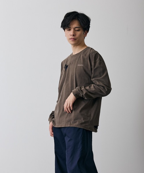 improves(インプローブス)の「フィーチャーロゴ 長袖 グランジ Tシャツ(Tシャツ/カットソー・メンズ・ブラウン/ブラック・X-LARGE/LARGE/MEDIUM/SMALL)」の22枚目の写真