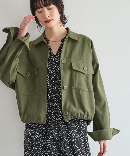 セール】ミリタリーブルゾン（ミリタリージャケット）｜meilmada