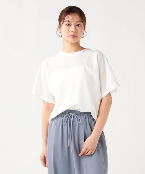 BEAMS HEART(ビームスハート)の「【7/2値下げ】バックラッフル プルオーバー(Tシャツ/カットソー・レディース・オフホワイト/ブラウン/ブラック・FREE)」の2枚目の写真