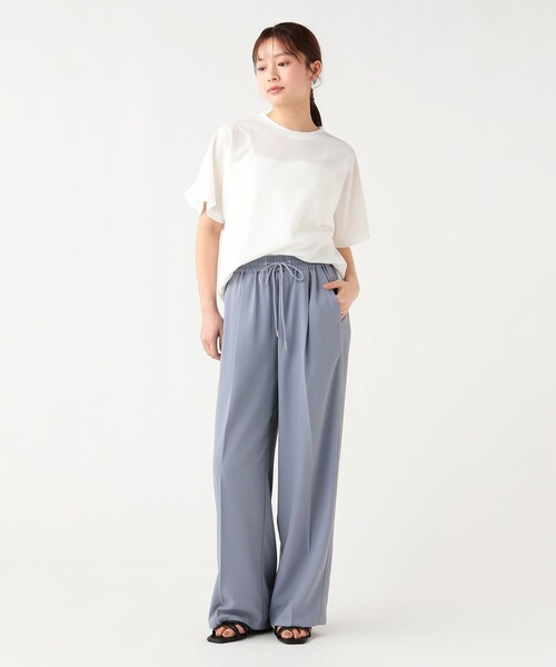 BEAMS HEART(ビームスハート)の「【7/2値下げ】バックラッフル プルオーバー(Tシャツ/カットソー・レディース・オフホワイト/ブラウン/ブラック・FREE)」の4枚目の写真