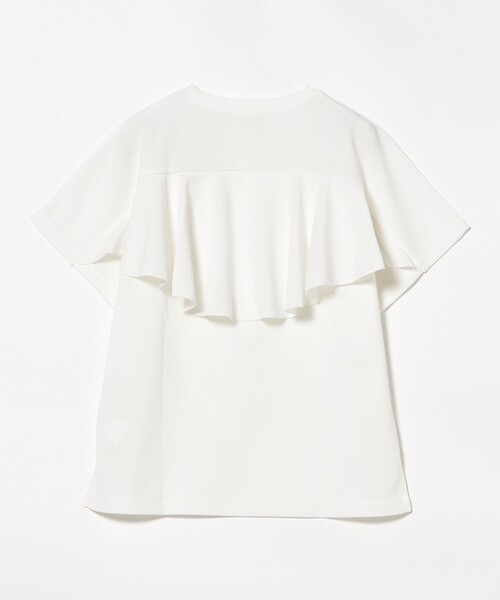 BEAMS HEART(ビームスハート)の「【7/2値下げ】バックラッフル プルオーバー(Tシャツ/カットソー・レディース・オフホワイト/ブラウン/ブラック・FREE)」の13枚目の写真