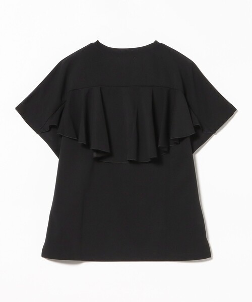 BEAMS HEART(ビームスハート)の「【7/2値下げ】バックラッフル プルオーバー(Tシャツ/カットソー・レディース・オフホワイト/ブラウン/ブラック・FREE)」の16枚目の写真