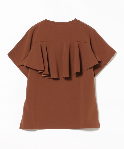 BEAMS HEART(ビームスハート)の「【7/2値下げ】バックラッフル プルオーバー(Tシャツ/カットソー・レディース・オフホワイト/ブラウン/ブラック・FREE)」の22枚目の写真