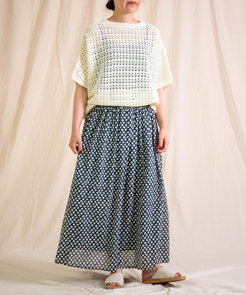 Brocante（ブロカント）の「[Brocante / ブロカント] コットンニット ダンテルプルオーバー（ニット/セーター・レディース・アイボリー/ブラウン/ミント/ブラック・2）」の22枚目の写真