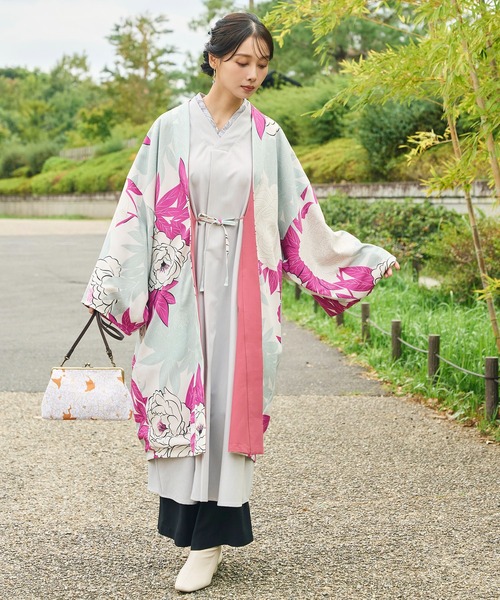 倭物やカヤ（ワモノヤカヤ）の「【倭物やカヤ】花の衣リバーシブル羽織（カーディガン/ボレロ・レディース・その他1/その他2/その他3・FREE）」の21枚目の写真