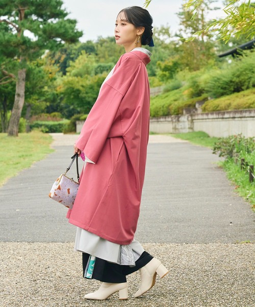 倭物やカヤ（ワモノヤカヤ）の「【倭物やカヤ】花の衣リバーシブル羽織（カーディガン/ボレロ・レディース・その他1/その他2/その他3・FREE）」の9枚目の写真