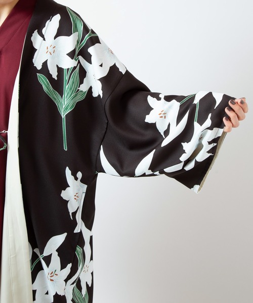 倭物やカヤ（ワモノヤカヤ）の「【倭物やカヤ】花の衣リバーシブル羽織（カーディガン/ボレロ・レディース・その他1/その他2/その他3・FREE）」の15枚目の写真