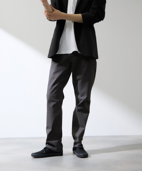 Mac-House（マックハウス）の「REALSTANDARD マイカラーズ ストレートパンツ（その他パンツ・メンズ・ダークグレー/ベージュ/ブラック/カーキ・S/M/L/XL）」の9枚目の写真