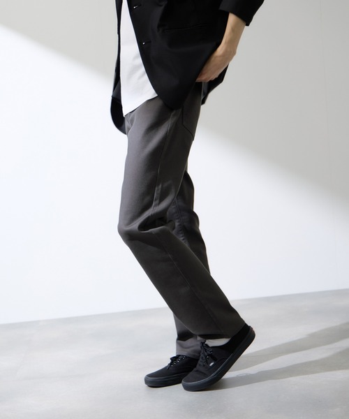 Mac-House（マックハウス）の「REALSTANDARD マイカラーズ ストレートパンツ（その他パンツ・メンズ・ダークグレー/ベージュ/ブラック/カーキ・S/M/L/XL）」の10枚目の写真