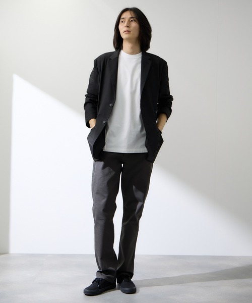 Mac-House（マックハウス）の「REALSTANDARD マイカラーズ ストレートパンツ（その他パンツ・メンズ・ダークグレー/ベージュ/ブラック/カーキ・S/M/L/XL）」の11枚目の写真