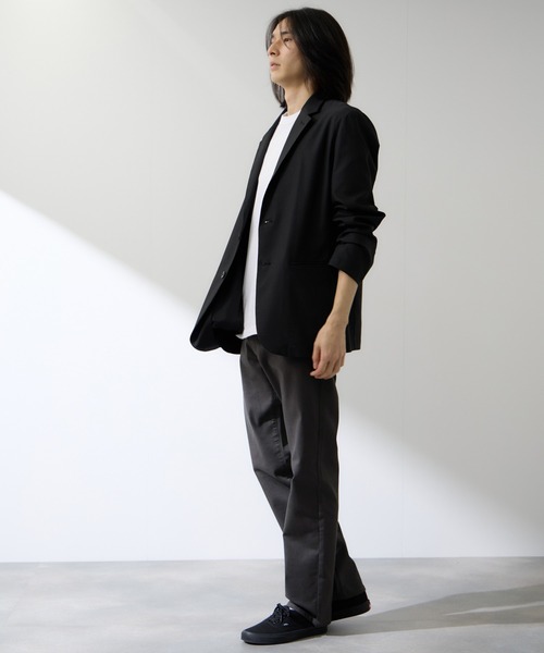 Mac-House（マックハウス）の「REALSTANDARD マイカラーズ ストレートパンツ（その他パンツ・メンズ・ダークグレー/ベージュ/ブラック/カーキ・S/M/L/XL）」の12枚目の写真