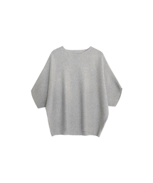 Batwing Sleeve Round neck Half Knitwear (5colors)
