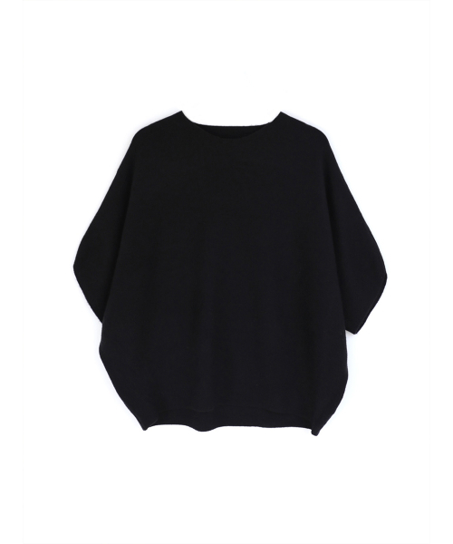 VASCARA(バスカラ)の「Batwing Sleeve Round neck Half Knitwear (5colors)(ニット/セーター・レディース・ブラック/ライトベージュ/カーキ/ブラウン/ライトグレー・FREE)」の6枚目の写真