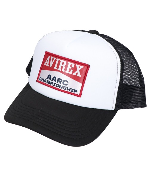 MAISON mou（メゾンムー）の「【AVIREX/アヴィレックス】AARC WAPPEN URETHAN MESH CAP メッシュキャップ（キャップ・レディース・ブラック/ホワイト/レッド/ブラウン・FREE）」の5枚目の写真