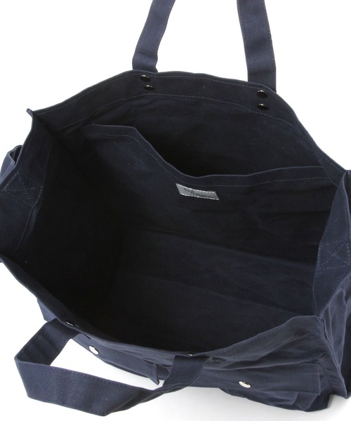 GEORGE'S（ジョージズ）の「ペーパースクエアBAG（トートバッグ・メンズ・ネイビー/ベージュ・FREE）」の11枚目の写真