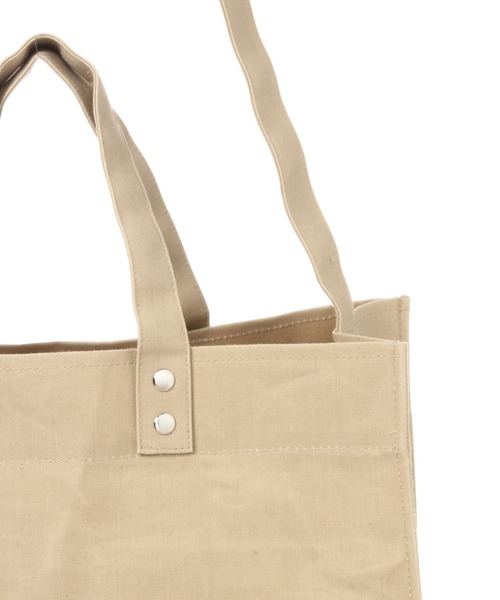 GEORGE'S（ジョージズ）の「ペーパースクエアBAG（トートバッグ・メンズ・ネイビー/ベージュ・FREE）」の13枚目の写真