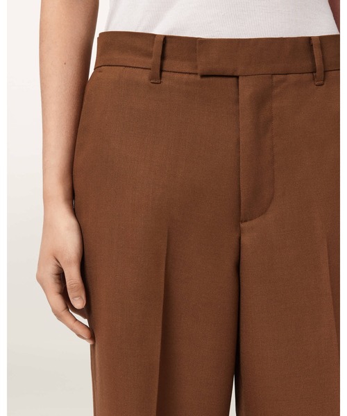 ALLSAINTS(オールセインツ)の「BECK STRAIGHT LEG TROUSERS | BECK ストレート レッグ トラウザー(スラックス・レディース・ブラウン系その他・6/8/10/4)」の3枚目の写真