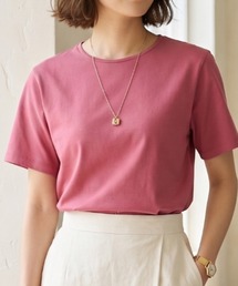 【コスパ◎】スムースコットン100% ジャストフィット 半袖Tシャツ ベーシック 無地 クルーネック カットソー
