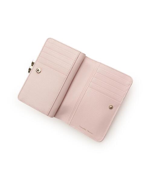 Samantha Thavasa（サマンサタバサ）の「フラワーモチーフ 口金折財布（財布・レディース・ネイビー/ピンクベージュ・FREE）」の6枚目の写真