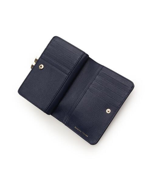 Samantha Thavasa（サマンサタバサ）の「フラワーモチーフ 口金折財布（財布・レディース・ネイビー/ピンクベージュ・FREE）」の12枚目の写真