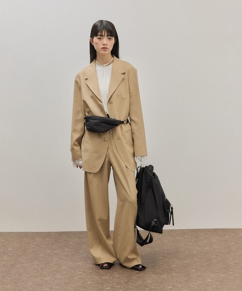 ADAM ET ROPE'（アダムエロペ）の「ミニボディーバッグ/撥水（ボディバッグ/ウエストポーチ・レディース・ブラック・FREE）」の6枚目の写真