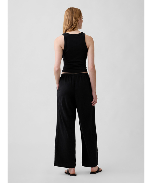 GAP(ギャップ)の「リラックスフィット リネンブレンド ワイドパンツ(その他パンツ・レディース・ベージュ/ナチュラル/ピンク/ブラック・XS/S/L/M/XXS)」の10枚目の写真