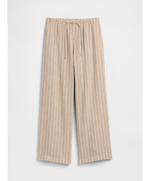 GAP(ギャップ)の「リラックスフィット リネンブレンド ワイドパンツ(その他パンツ・レディース・ベージュ/ナチュラル/ピンク/ブラック・XS/S/L/M/XXS)」の16枚目の写真