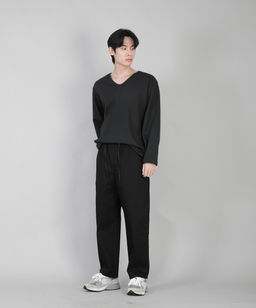 SAINTCREW(セントクルー)の「無地Vネック長袖TシャツRVL-877ブラック(Tシャツ/カットソー・メンズ・その他・LARGE/MEDIUM/SMALL/XX-LARGE/X-LARGE/XXX-LARGE/XXXX-LARGE)」の8枚目の写真