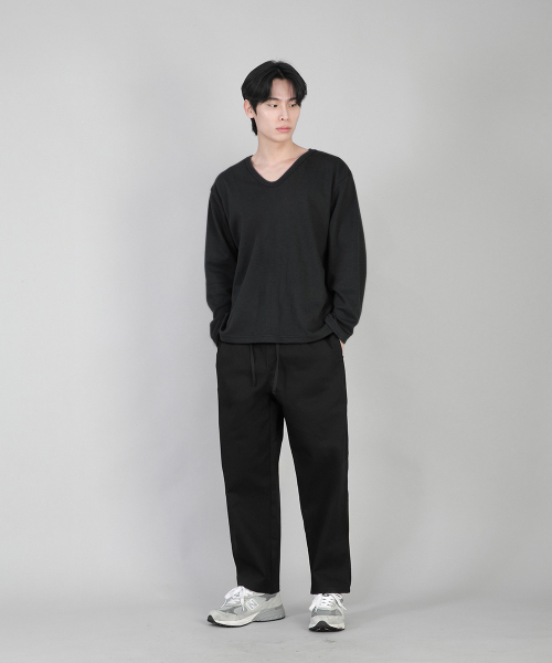 SAINTCREW(セントクルー)の「無地Vネック長袖TシャツRVL-877ブラック(Tシャツ/カットソー・メンズ・その他・LARGE/MEDIUM/SMALL/XX-LARGE/X-LARGE/XXX-LARGE/XXXX-LARGE)」の12枚目の写真