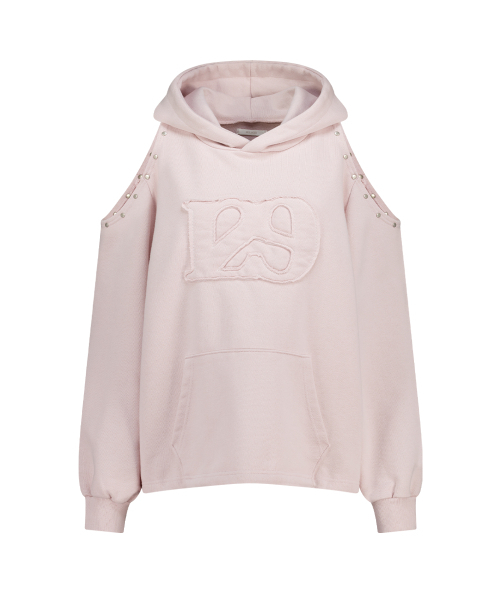 ILLIGO(イリゴ)の「129 カットアウトオーバーサイズフードパーカー ピンク(パーカー・レディース・その他・SMALL/MEDIUM)」の3枚目の写真