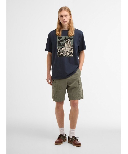 Barbour(バブアー)の「Conditions オーバーサイズ グラフィック Tシャツ(Tシャツ/カットソー・メンズ・ネイビー/グリーン・X-SMALL/SMALL/MEDIUM)」の7枚目の写真