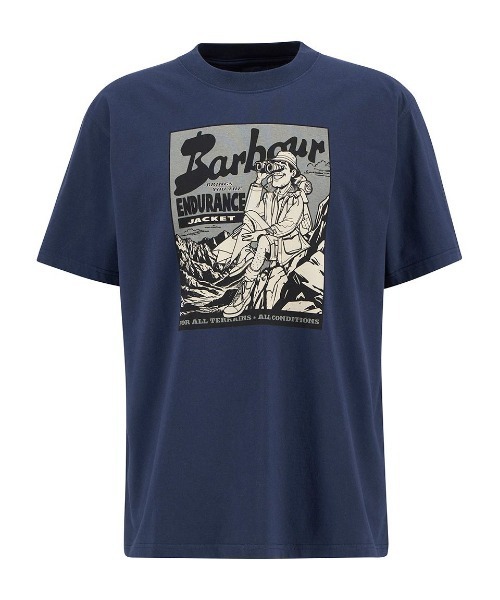 Barbour(バブアー)の「Conditions オーバーサイズ グラフィック Tシャツ(Tシャツ/カットソー・メンズ・ネイビー/グリーン・X-SMALL/SMALL/MEDIUM)」の13枚目の写真