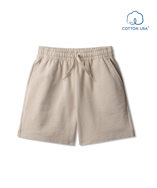MUSINSA STANDARD KIDS（ムシンサスタンダードキッズ）の「ベーシックスウェットショーツ [ダスティベージュ]（その他パンツ・レディース・その他・110/120/130/140/150/160）」の7枚目の写真