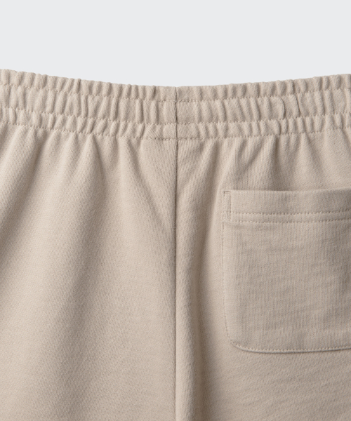 MUSINSA STANDARD KIDS（ムシンサスタンダードキッズ）の「ベーシックスウェットショーツ [ダスティベージュ]（その他パンツ・レディース・その他・110/120/130/140/150/160）」の4枚目の写真
