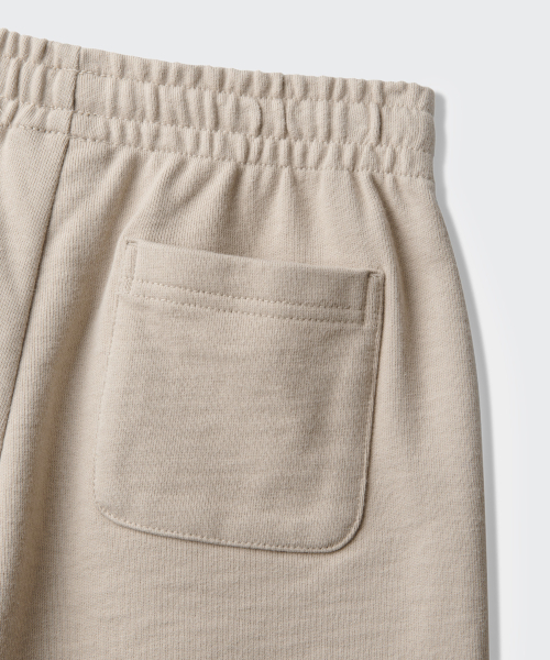 MUSINSA STANDARD KIDS（ムシンサスタンダードキッズ）の「ベーシックスウェットショーツ [ダスティベージュ]（その他パンツ・レディース・その他・110/120/130/140/150/160）」の2枚目の写真