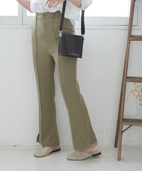 merrylatte（メリーラテ）の「Vカットスクエアトゥミュール【IROHANI】（サンダル・レディース・ブラック/アイボリー・24.5/24/23/22.5）」の8枚目の写真