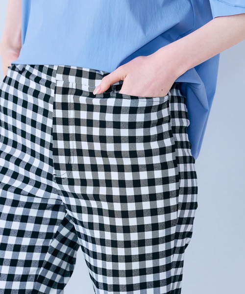Audie a Muses(オーディアミューズ)の「サブリナパンツ/ チェック(その他パンツ・レディース・ブラック・36/38/40/42)」の19枚目の写真