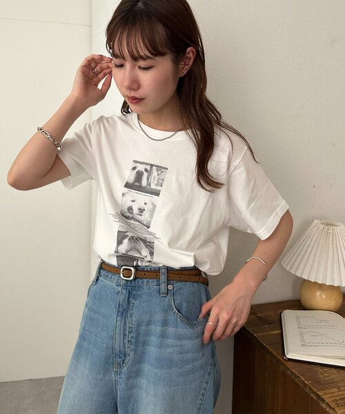 DISCOAT(ディスコート)の「ぷっくりバックルスエード調細ベルト(ベルト・レディース・キャメル/ライトベージュ・FREE)」の11枚目の写真