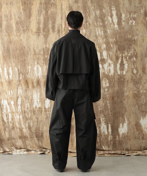 HARE（ハレ）の「【NARRIL】Judo-Style Sculpted Pants（デニムパンツ・メンズ・ブラック/ネイビー・MEDIUM/SMALL）」の3枚目の写真