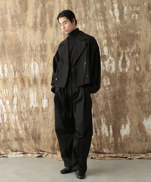 HARE（ハレ）の「【NARRIL】Judo-Style Sculpted Pants（デニムパンツ・メンズ・ブラック/ネイビー・MEDIUM/SMALL）」の5枚目の写真