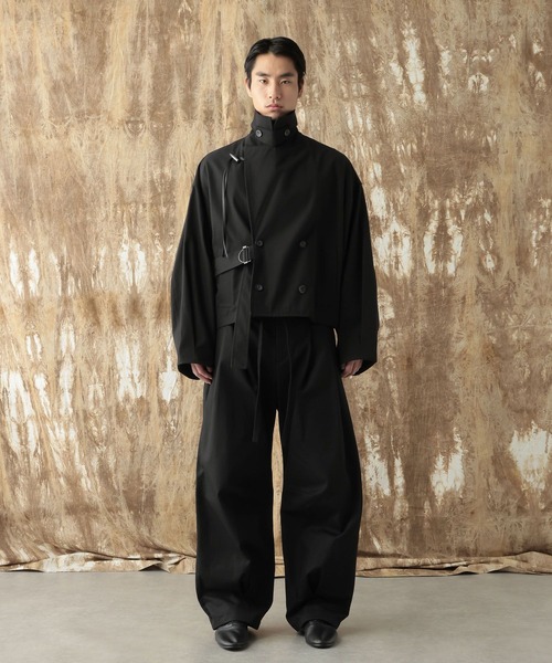 HARE（ハレ）の「【NARRIL】Judo-Style Sculpted Pants（デニムパンツ・メンズ・ブラック/ネイビー・MEDIUM/SMALL）」の6枚目の写真