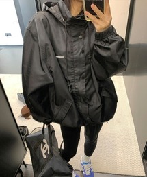 Dalfwin（ダールフィン）の「韓国ファッション RICECAKE刺繍ロゴナイロンブルゾン（ナイロンジャケット）」