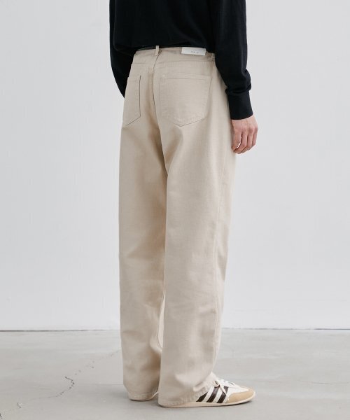 BRANDED（ブランデッド）の「1788 LIGHT BEIGE JEANS [WIDE STRAIGHT]（デニムパンツ・メンズ・その他・28/30/32/34）」の4枚目の写真