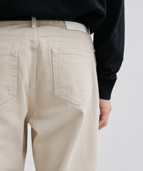 BRANDED（ブランデッド）の「1788 LIGHT BEIGE JEANS [WIDE STRAIGHT]（デニムパンツ・メンズ・その他・28/30/32/34）」の7枚目の写真
