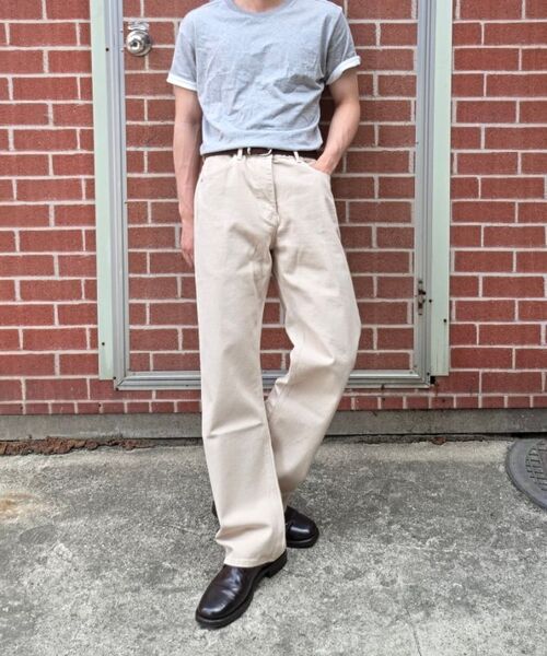 BRANDED（ブランデッド）の「1788 LIGHT BEIGE JEANS [WIDE STRAIGHT]（デニムパンツ・メンズ・その他・28/30/32/34）」の8枚目の写真