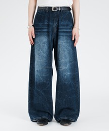 SINSS | Vintage washed darts denim / ヴィンテージウォッシュドダーツデニム(デニムパンツ)
